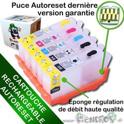Cartouche Rechargeable pour HP 364 - Pack X5 Vides