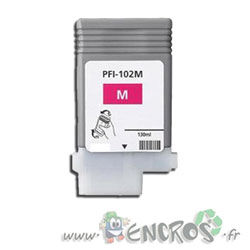 Canon PFI-102M - Cartouche d'encre Compatible PFI-102M Magenta