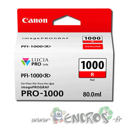 Canon PFI-1000R - Cartouche d'encre Canon PFI-1000R Rouge