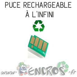 Samsung/Xerox/Dell Puce Rechargeable Toner Yellow Série P12
