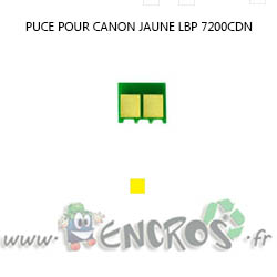 CANON Puce JAUNE Toner LBP 7200CDN