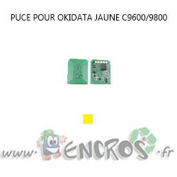 OKIDATA Puce JAUNE Toner C9600/9800