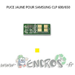 SAMSUNG Puce JAUNE Toner CLP 600/650