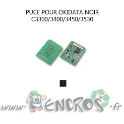 OKIDATA Puce NOIR Toner C3300 et plus