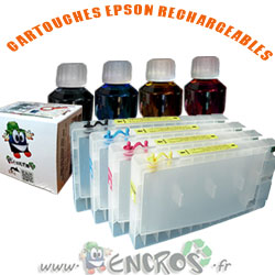 Pack Cartouches Rechargeables EPSON T6161/T6164
