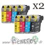 8 Cartouches Compatibles Brother LC123/LC125/LC127/LC129 - visuel 2