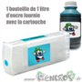 Kit Cartouche Rechargeable HP DESIGNJET 5000 LIGHT CYAN - visuel 2