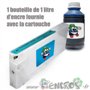 Kit Cartouche Rechargeable HP DESIGNJET 9000S CYAN - visuel 2