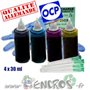 Kit Encre 4x30ML Couleurs 1er PRIX compatible pour CANON MX - visuel 2