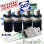 Kit Encre 4x50ML Couleur BLACK 1er PRIX compatible CANON MX - visuel 2