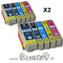 Ecopack 10 Cartouches compatibles de qualite Encros Epson T2621-2631 - visuel 2