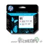 HP 91 - Tete d'impression HP 91 Magenta clair et Cyan clair - visuel 2