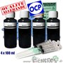 Kit Encre 4x100ML universelle pour CANON NOIR - visuel 2