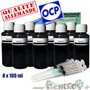 Kit Encre 8x100ML universelle pour CANON NOIR - visuel 2