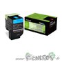 Toner Lexmark 70C20C0 Cyan capacite simple - visuel 2