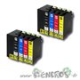 Pack Cartouches compatibles de qualite Encros Epson T2711-T2714XL x2 - visuel 2