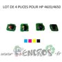 HP Lot de 4 Puces NOIR+ COULEUR Toner LaserJet 4600/4650 - visuel 2