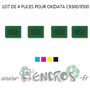 OKIDATA Lot de 4 Puces NOIR+ COULEUR Toner C9300/9500 - visuel 2