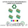 Samsung Lot de 4 Puces NOIR+ COULEUR Toner Série P12 - visuel 2