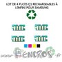 Xerox/Epson/Dell Lot de 4 Puces NOIR+ COULEUR Toner Série Q1 - visuel 2