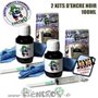 Pack X2 kits EC13 noir Encre compatible CANON - visuel 2