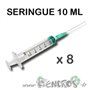 Seringue Pour Remplissage - 10ml x8 - visuel 2
