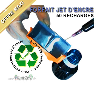 Forfait 50 Recharges cartouche séparée