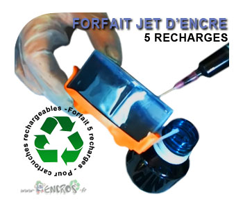 Forfait 5 Recharges pour cartouche séparée